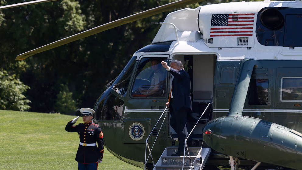 Trump will build a helipad at the White House to operate the new Marine One presidential fleet | De Último Minuto English