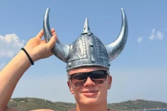 Erling Haaland celebrates 26th birthday with viking-themed yacht party