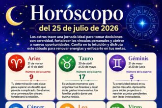 Horoscope for July 25, 2026 | De Último Minuto English