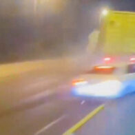 Truck driver killed after fiery crash near Israeli city
