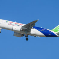 China's high-altitude C919 aircraft completes first test flight