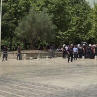 Protesters throw eggs at Albanian lawmakers' motorcades outside Parliament