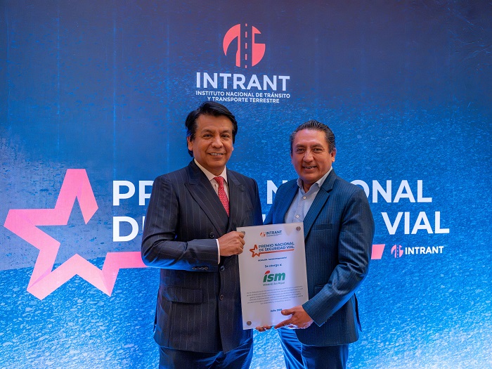 ISM receives National Recognition for Excellence in Corporate Road Safety Best Practices | De Último Minuto English