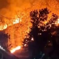 Fire breaks out in hills of Indonesia's Gunungkidul region