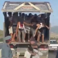 Truck packed with migrants heads to Ceuta border amid migration surge