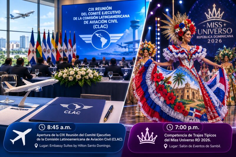 Agenda for the day: Wednesday, July 22, 2026 | De Último Minuto English
