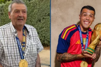 Spain’s Pedro Porro gives World Cup winner’s medal to his grandfather | De Último Minuto English