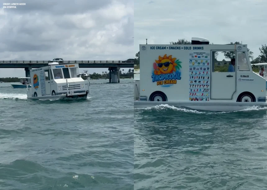 Just when you thought you’d seen it all: Florida’s floating ice cream boat goes viral | De Último Minuto English