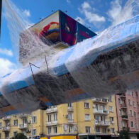 ''Spider-Man: Brand New Day' promoted in Bulgaria with giant CGI bus suspended by webs | De Último Minuto English