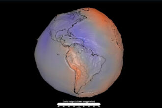 Viral NASA image does not show Earth’s true shape, but its gravity field | De Último Minuto English