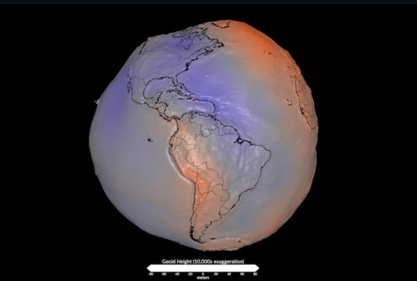 Viral NASA image does not show Earth’s true shape, but its gravity field | De Último Minuto English
