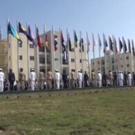 The flags of the 37 countries are already flying in the Central American and Caribbean Village | De Último Minuto English