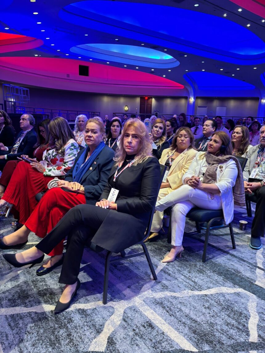 "Soraya Aquino participates in the Road to Majority alongside President Donald Trump and political and faith leaders in Washington D.C." | De Último Minuto English