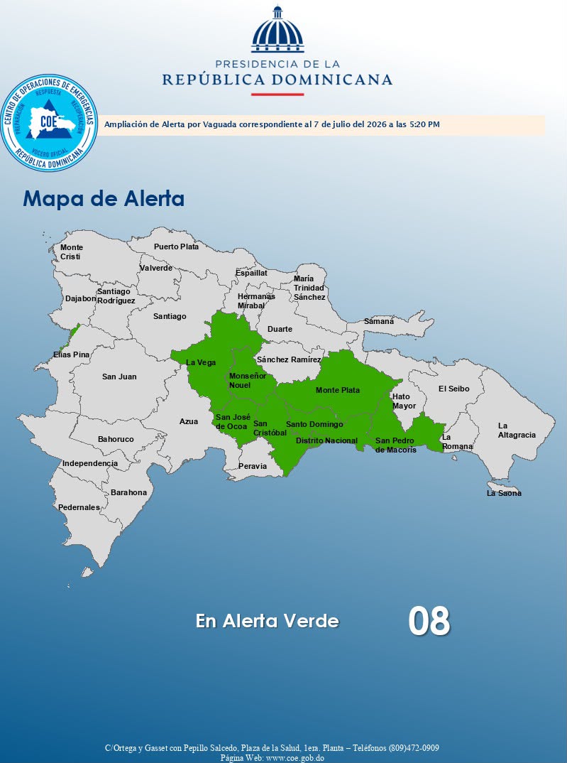 COE raises to eight the provinces under green alert due to rain forecast | De Último Minuto English