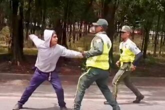 Citizen gets into a fistfight with DIGESETT agents during a traffic stop in Jarabacoa | De Último Minuto English