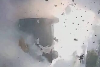 Wisconsin sanitation worker hospitalized after oxygen tanks explode inside garbage truck