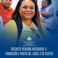 Teachers must join the Summer Training Session starting August 3rd in Azua | De Último Minuto English
