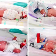 Rare identical quadruplets born in Australia after natural conception