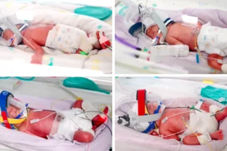 Rare identical quadruplets born in Australia after natural conception