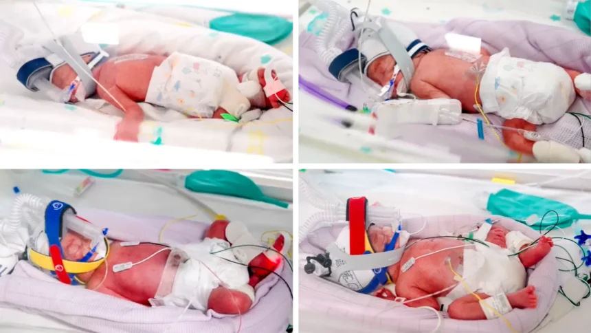 Rare identical quadruplets born in Australia after natural conception