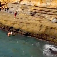 Teen hospitalized after failed cliff jump at California's Sunset Cliffs