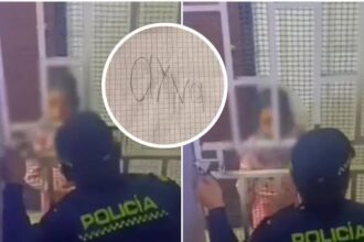 7-year-old girl rescued in Bogotá after throwing handwritten pleas for help from window