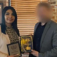 A Texas real estate agent has been arrested for the murder of a woman who was stabbed nearly 100 times