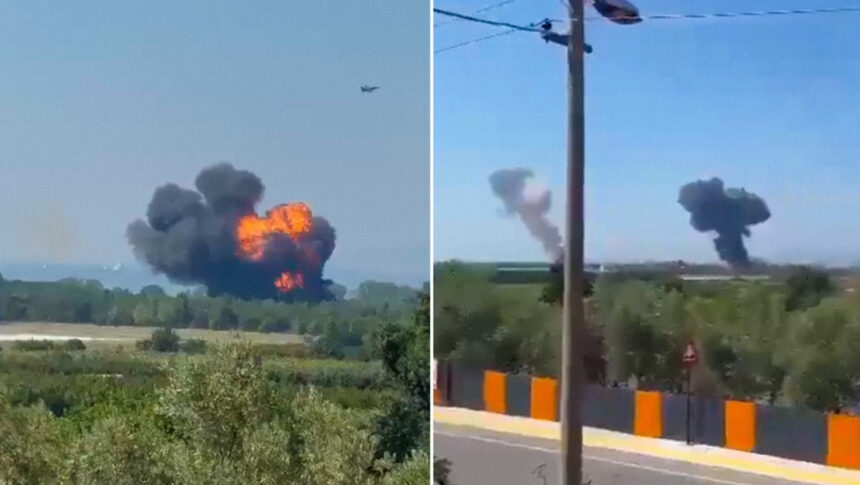 F-16 fighter jet crashes in Turkey; pilot survives after ejecting