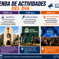 Agenda for the day: Thursday, August 20, 2026 | De Último Minuto English
