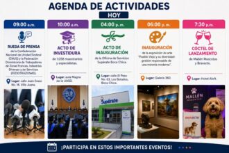 Agenda for the day: Wednesday, August 12, 2026 | De Último Minuto English