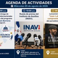 Agenda for the day: Thursday, August 6, 2026 | De Último Minuto English