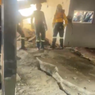 People trapped under rubble after building collapses in Cali following 7.4-magnitude earthquake