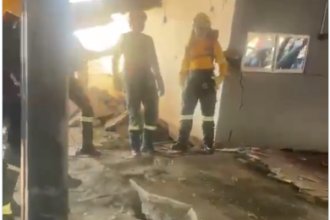 People trapped under rubble after building collapses in Cali following 7.4-magnitude earthquake