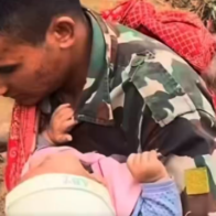 Newborn and 2-year-old rescued alive by Nepal police and army amid devastating floods