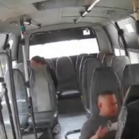 Bus door accidentally helps save motorcyclist’s life in Colombia