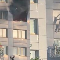 Woman rescued after jumping from 11th floor of burning building in Berlin | De Último Minuto English