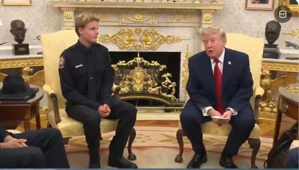 Trump meets lifesaving hero Ryder Williams at the White House | De Último Minuto English