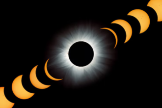 ESA releases images of the Moon's shadow advancing during the total solar eclipse | De Último Minuto English