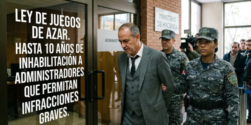 Gambling law would punish administrators who allow serious infractions with up to 10 years of disqualification | De Último Minuto English