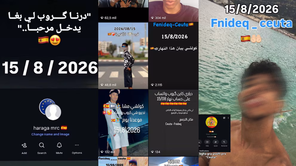 Social media drives call for a new irregular crossing into Ceuta | De Último Minuto English