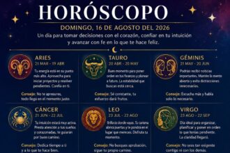 Horoscope for August 16, 2026 | De Último Minuto English