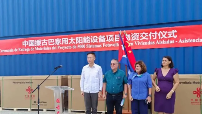Cuba thanks China for new donation of 5,000 photovoltaic systems | De Último Minuto English