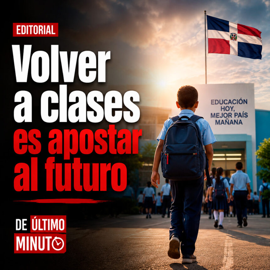 Returning to classes is betting on the future | De Último Minuto English