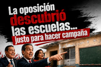 The opposition discovered the schools… just in time to campaign | De Último Minuto English