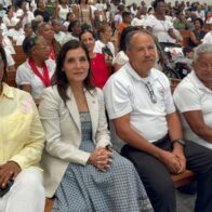 United States Ambassador Leah F. Campos participates in mass in Bayaguana | De Último Minuto English
