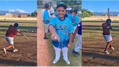 Yuniesky Mateo, 11 years old, dazzles with his power at the class of 2032 showcase | De Último Minuto English