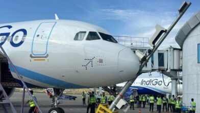 IndiGo plane hits pole at airport in India; no injuries reported
