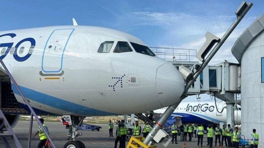 IndiGo plane hits pole at airport in India; no injuries reported