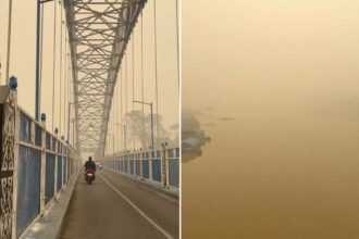 Orange haze covers Indonesian city as wildfires spread