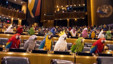 Israel mocks UN with AI-generated video featuring parrots